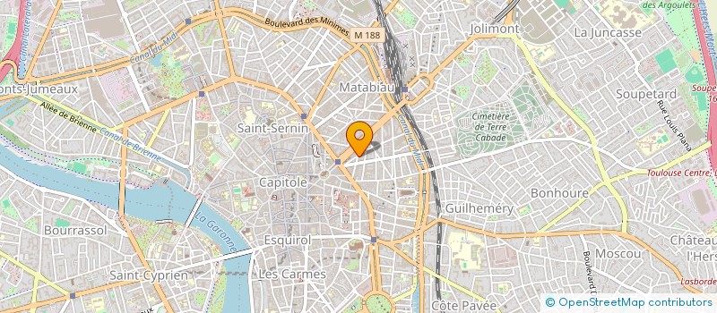 localisation de l'entreprise SCI DES 7 TROUBADOURS à TOULOUSE