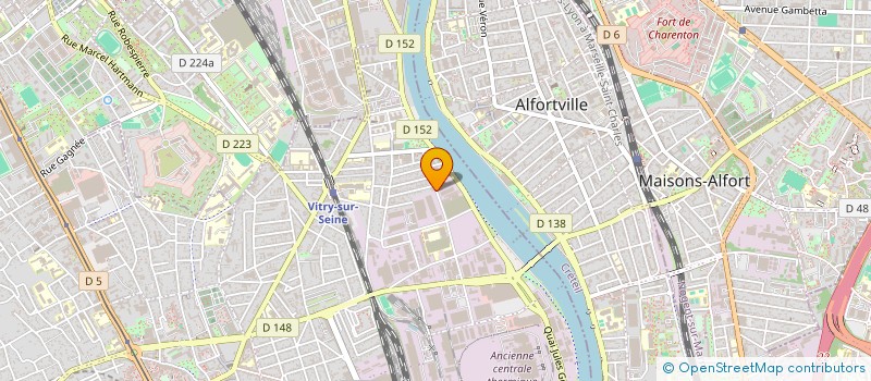 localisation de l'entreprise SCI DES 78 ET 80 RUE EDITH CAVELL  VITRY-SUR-SEINE