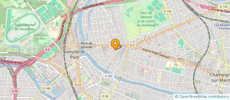 localisation de l'entreprise SCI DES 8 PLATANES à JOINVILLE-LE-PONT