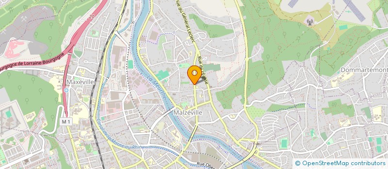 localisation de l'entreprise SCI DES 83 MAISONS  MALZEVILLE