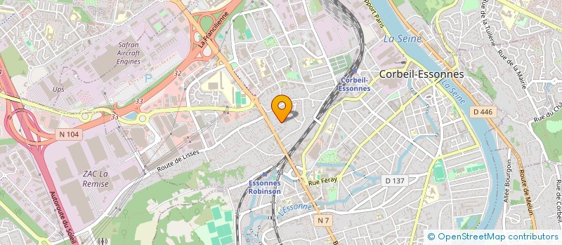 localisation de l'entreprise SCI DES 89 BERGES à CORBEIL-ESSONNES
