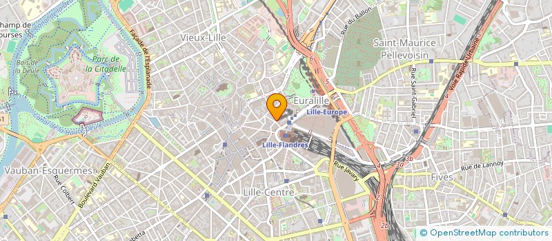 localisation de l'entreprise SCI DES 9 ET 11 RUE DU VIEUX FAUBOURG  LILLE