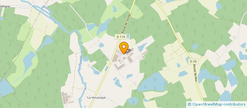 localisation de l'entreprise SCI DES 9 FONTAINES  FONTAINES EN SOLOGNE