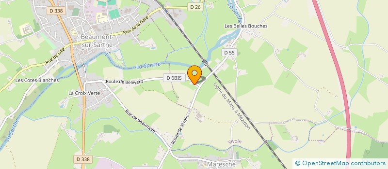 localisation de l'entreprise SCI DES 9 NOUZILLES  LUCEAU