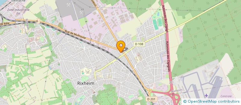 localisation de l'entreprise SCI DES 9 SOEURS  RIXHEIM