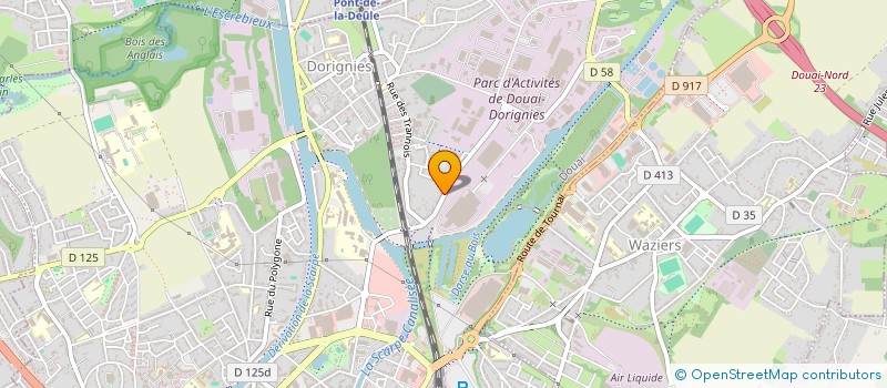 localisation de l'entreprise SCI DES ABATTOIRS à DOUAI