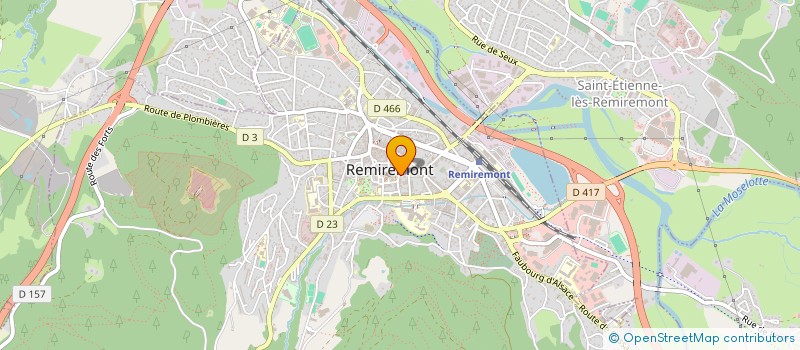 localisation de l'entreprise SCI DES ABBESSES  SAINT-ETIENNE-LES-REMIREMONT