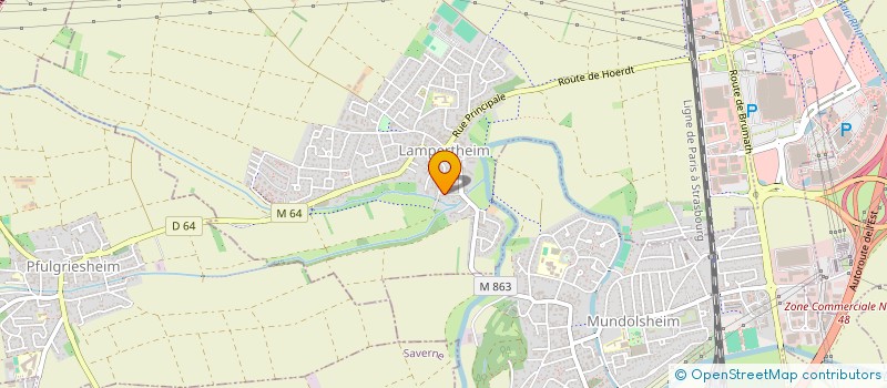 localisation de l'entreprise SCI DES ABEILLES  LAMPERTHEIM