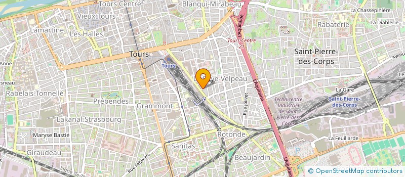 localisation de l'entreprise SCI DES ABEILLES  TOURS