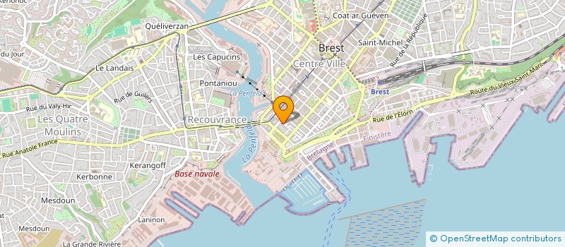 localisation de l'entreprise SCI DES ABERS  BREST