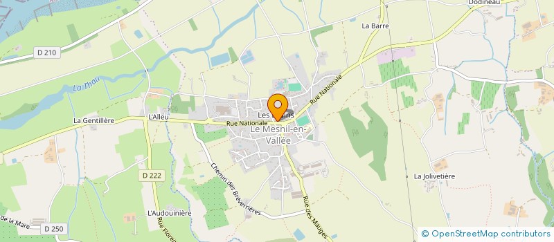 localisation de l'entreprise SCI DES ACACIAS  MAUGES-SUR-LOIRE