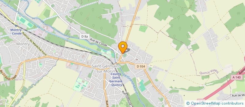 localisation de l'entreprise SCI DES ACACIAS à COUILLY-PONT-AUX-DAMES