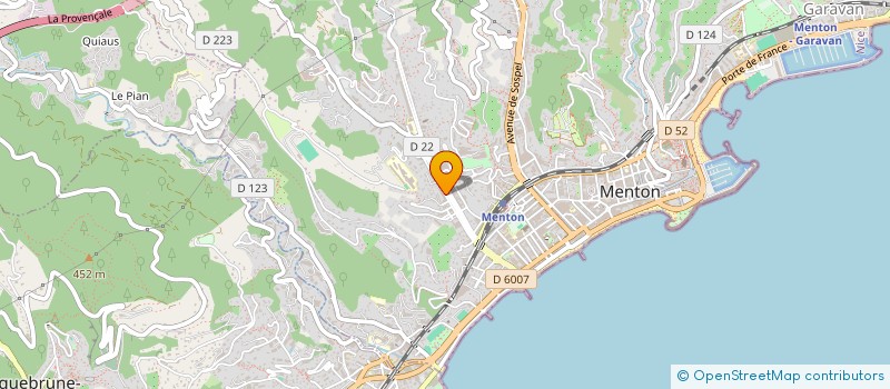 localisation de l'entreprise SCI DES ACACIAS à MENTON