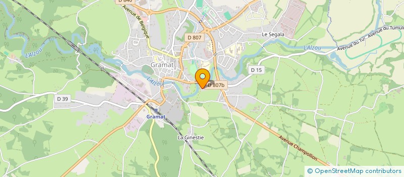 localisation de l'entreprise SCI DES ACACIAS  GRAMAT