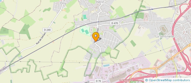 localisation de l'entreprise SCI DES ACACIAS  HERIN