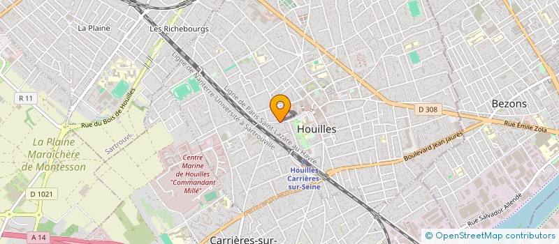 localisation de l'entreprise SCI DES ACACIAS  HOUILLES