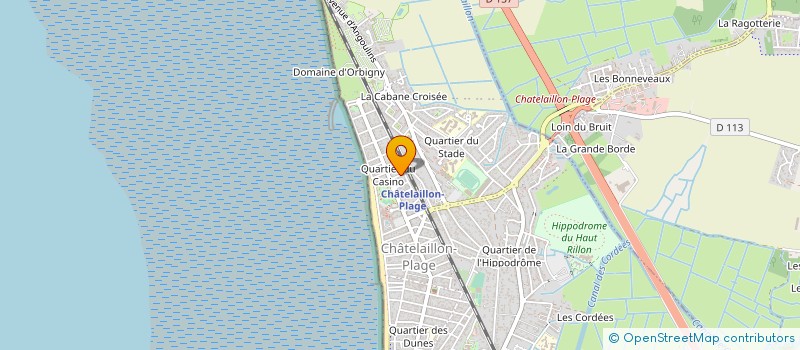 localisation de l'entreprise SCI DES ACACIAS à CHATELAILLON-PLAGE