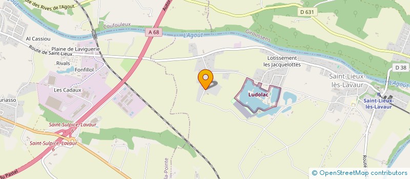 localisation de l'entreprise SCI DES ACACIAS  SAINT-LIEUX-LES-LAVAUR