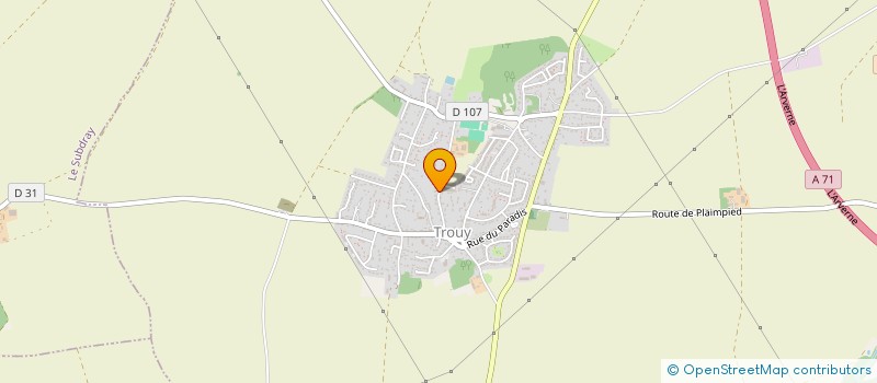 localisation de l'entreprise SCI DES ACACIAS  TROUY