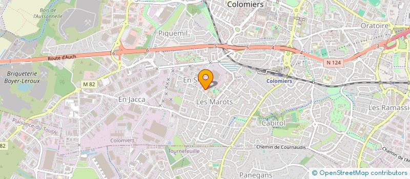 localisation de l'entreprise SCI DES ACACIAS à COLOMIERS