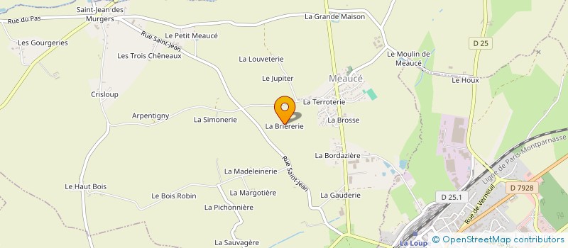 localisation de l'entreprise SCI DES ACACIAS à MEAUCE