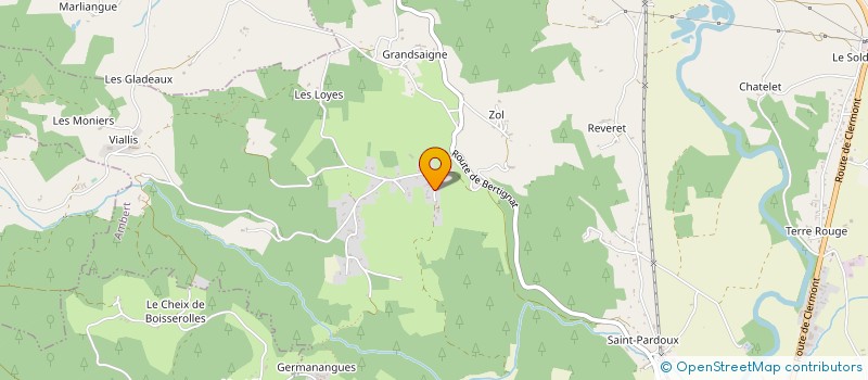 localisation de l'entreprise SCI DES ACACIAS  AMBERT