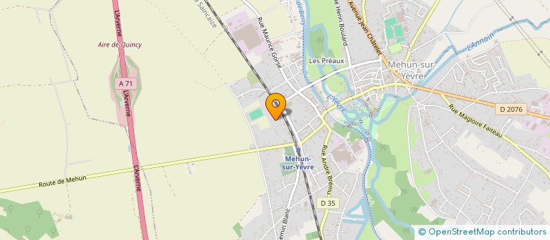 localisation de l'entreprise SCI DES ACACIAS  MEHUN-SUR-YEVRE