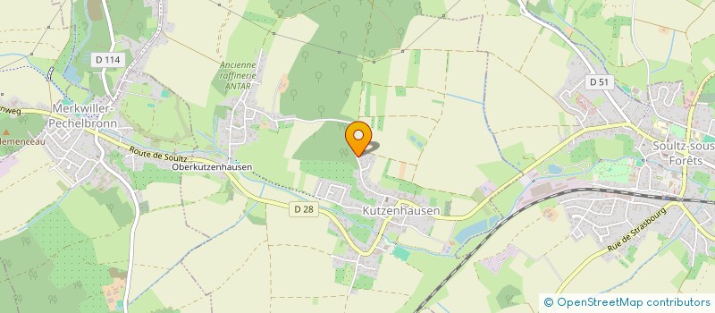 localisation de l'entreprise SCI DES ACACIAS  KUTZENHAUSEN