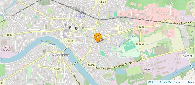 localisation de l'entreprise SCI DES ACANTHES à BERGERAC