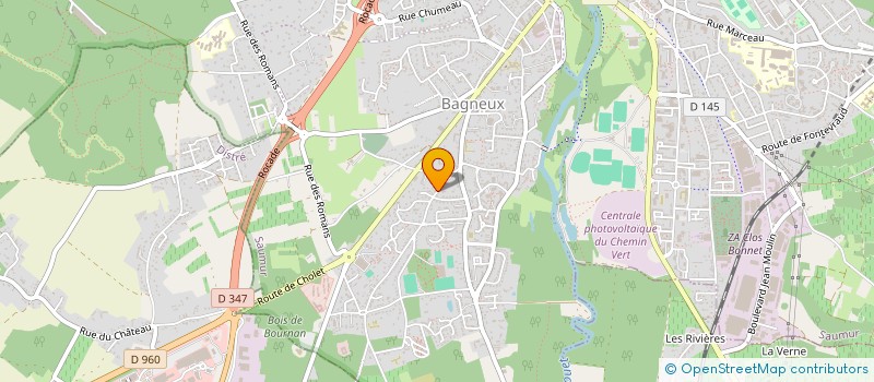 localisation de l'entreprise SCI DES ACCACIAS  SAUMUR