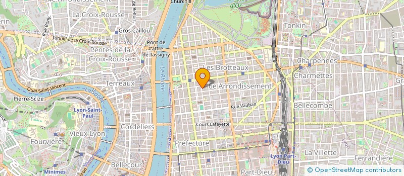 localisation de l'entreprise SCI DES ACQUEDUCS 2022  LYON