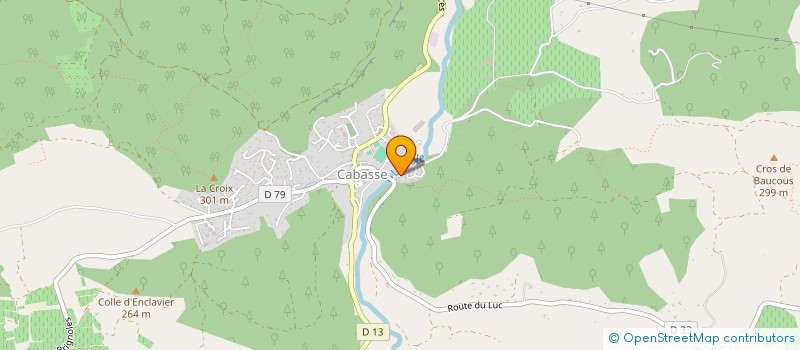 localisation de l'entreprise SCI DES ADRETS  CABASSE