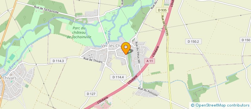localisation de l'entreprise SCI DES ADRETS à VER-LES-CHARTRES