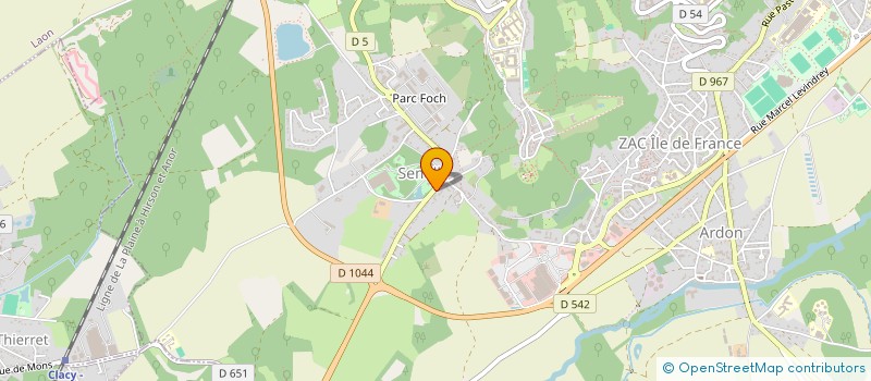 localisation de l'entreprise SCI DES ADRETS D'ARQUEBUSE à LAON