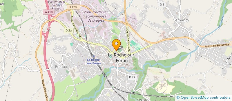 localisation de l'entreprise SCI DES AFFORETS  LA ROCHE-SUR-FORON