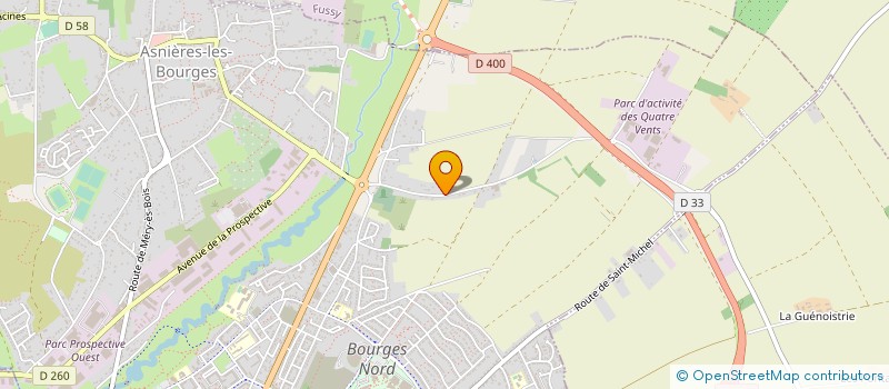 localisation de l'entreprise SCI DES AFOUARDS  BOURGES