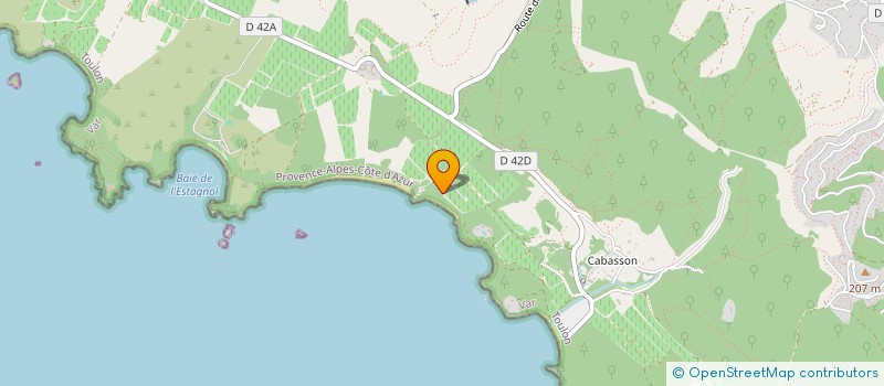 localisation de l'entreprise SCI DES AGAPANTHES DE BREG à BORMES-LES-MIMOSAS