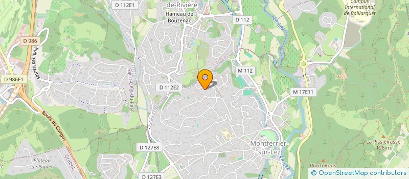 localisation de l'entreprise SCI DES AGASSES  MONTFERRIER-SUR-LEZ