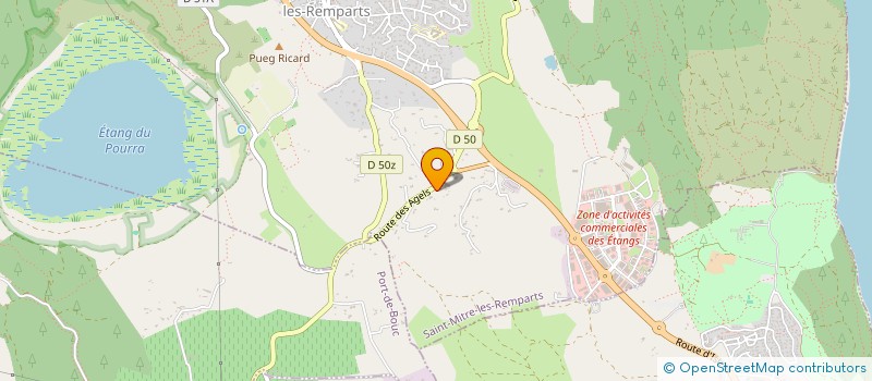 localisation de l'entreprise SCI DES AGELS  SAINT-MITRE-LES-REMPARTS