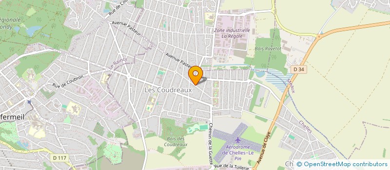 localisation de l'entreprise SCI DES AGRUMES  CHELLES