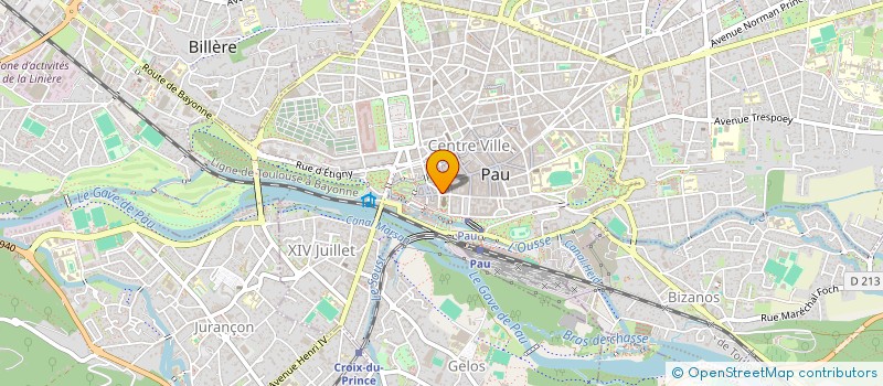 localisation de l'entreprise SCI DES AIGLES à PAU