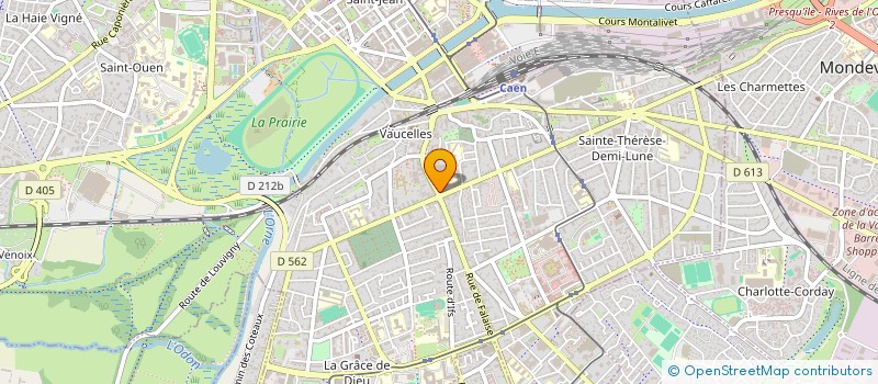 localisation de l'entreprise SCI DES AIGLES à CAEN