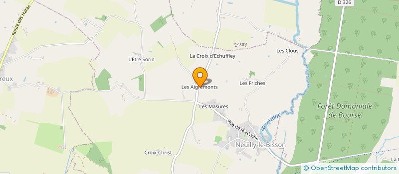 localisation de l'entreprise SCI DES AIGREMONTS à NEUILLY-LE-BISSON