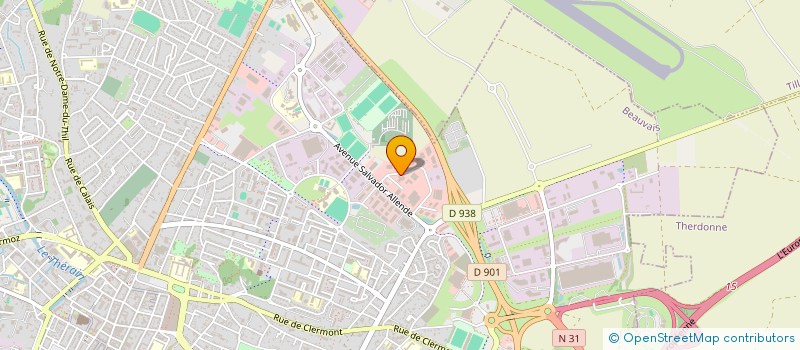 localisation de l'entreprise SCI DES AIGRETTES  BEAUVAIS