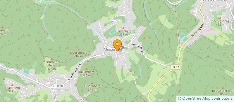 localisation de l'entreprise SCI DES AIRELLES  MEISENTHAL