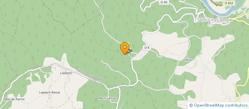 localisation de l'entreprise SCI DES AIRELLES  SAINT-CIRQ-LAPOPIE