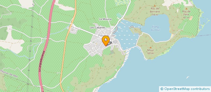 localisation de l'entreprise SCI DES AIRES  PEYRIAC-DE-MER