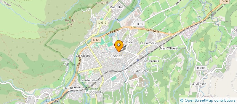 localisation de l'entreprise SCI DES AIRES  PRADES