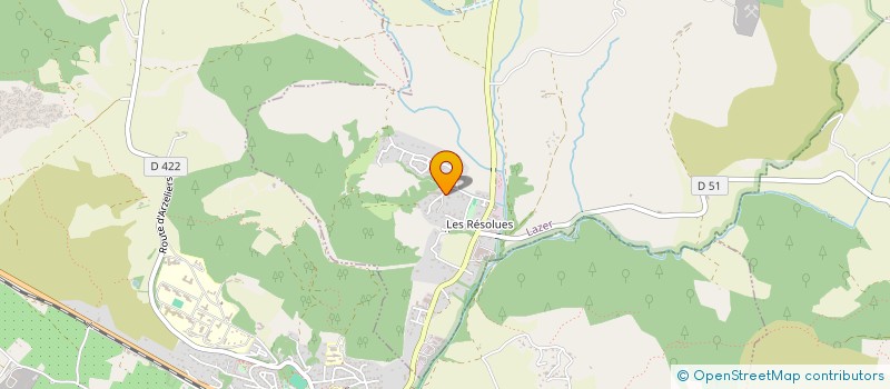 localisation de l'entreprise SCI DES AIRES  LAZER