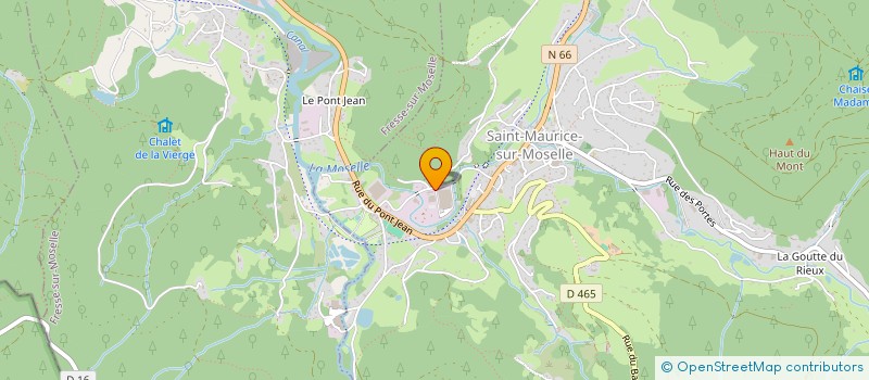 localisation de l'entreprise SCI DES AJOLS  SAINT-MAURICE-SUR-MOSELLE